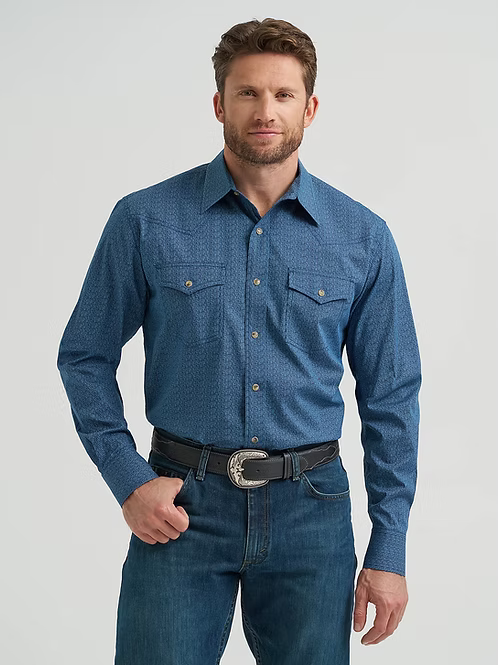 Wrangler 112369482 - Men`s 20X Front Snap Shirt
