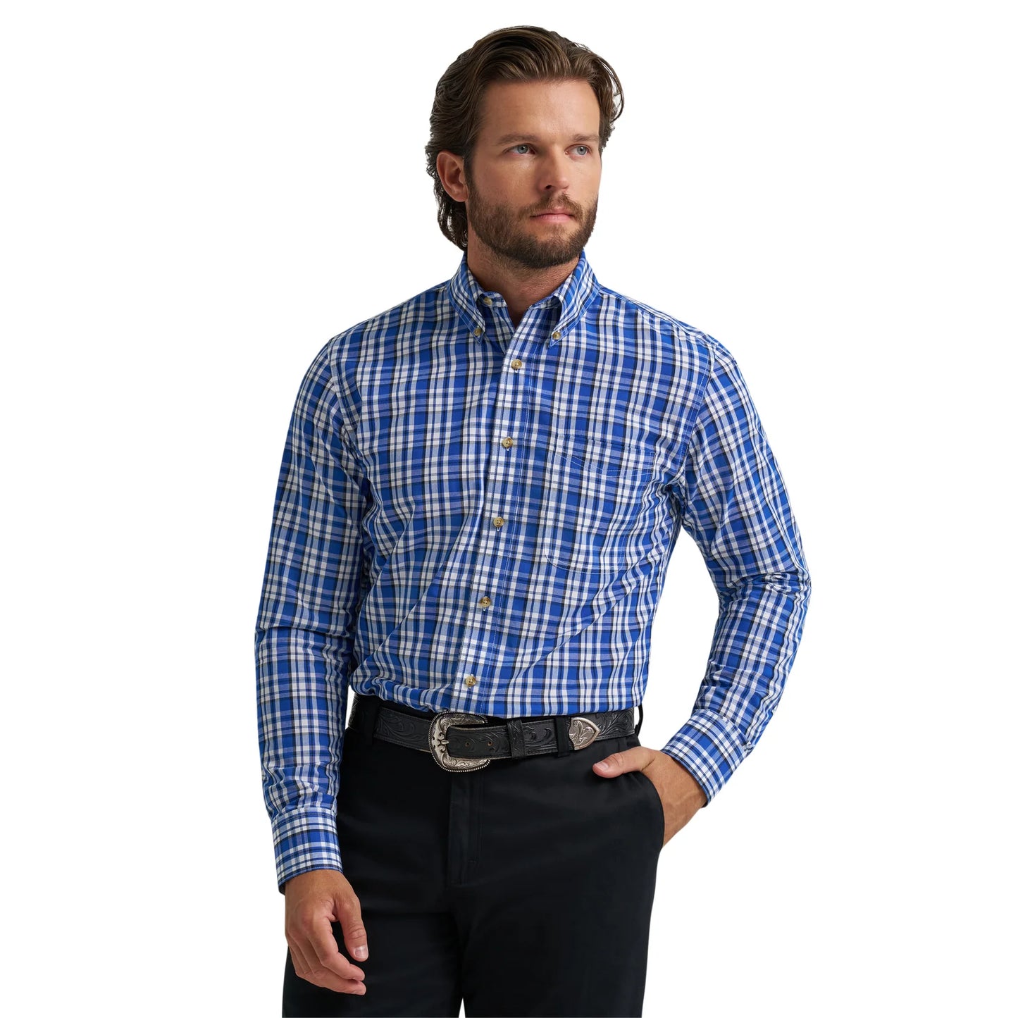Wrangler 112379234 - Men`s Riata Button Up