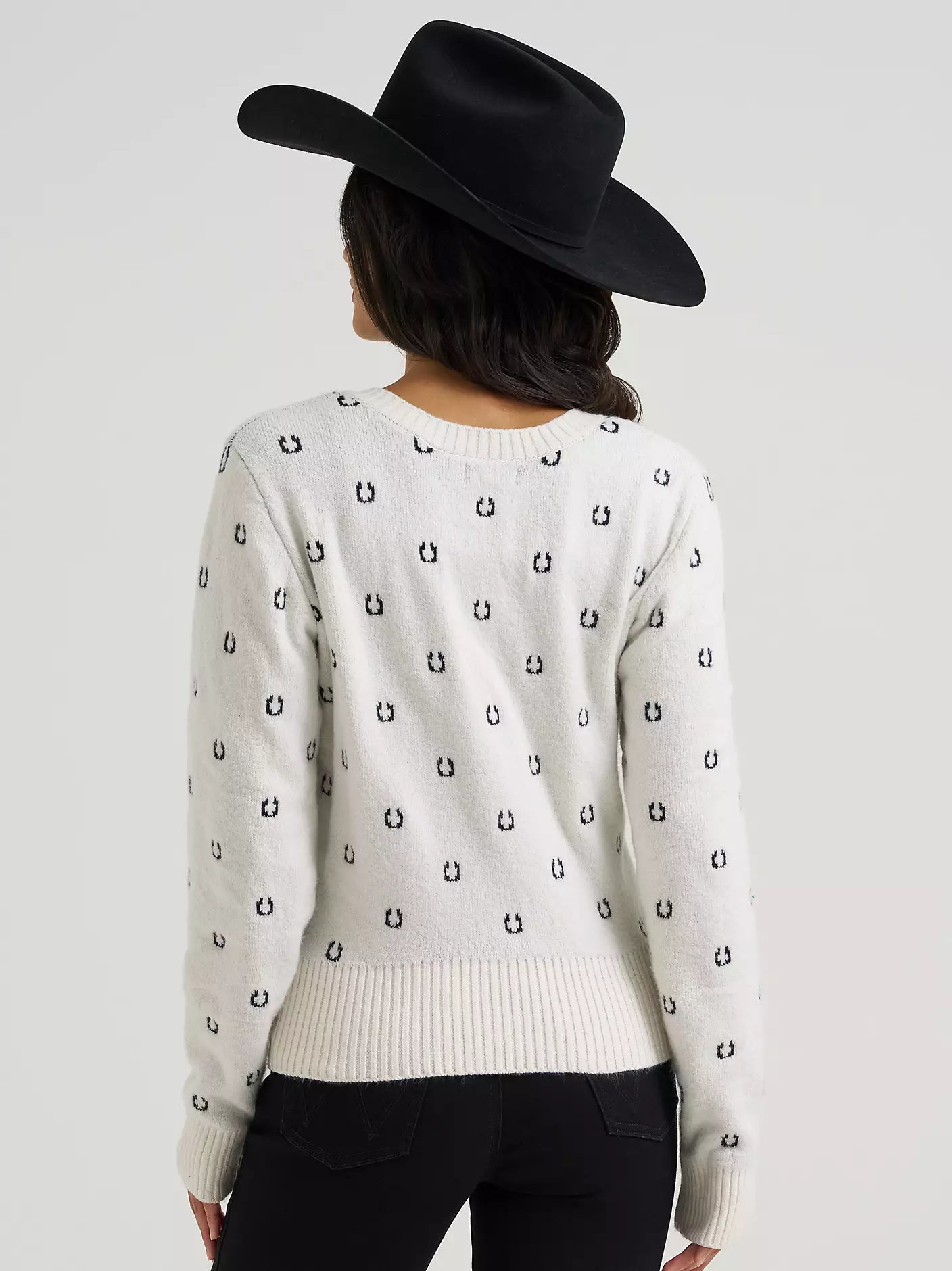 Wrangler 112382679 - Women`s Horseshoe Cardigan