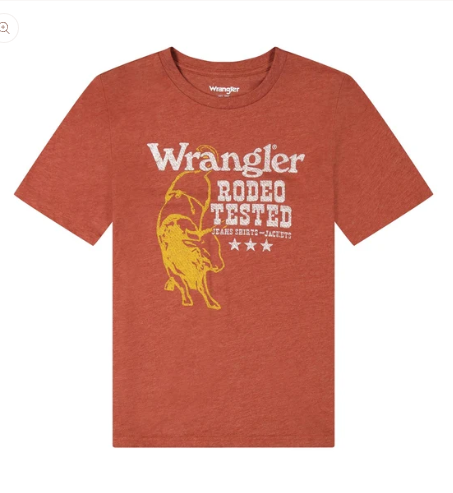 Wrangler 112383956 - Boy's Short Sleeve Bullrider