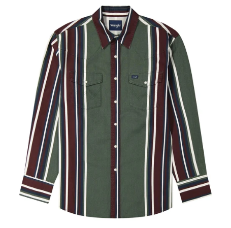 Wrangler 112385788 - Men's Long Sleeve Brushpopper