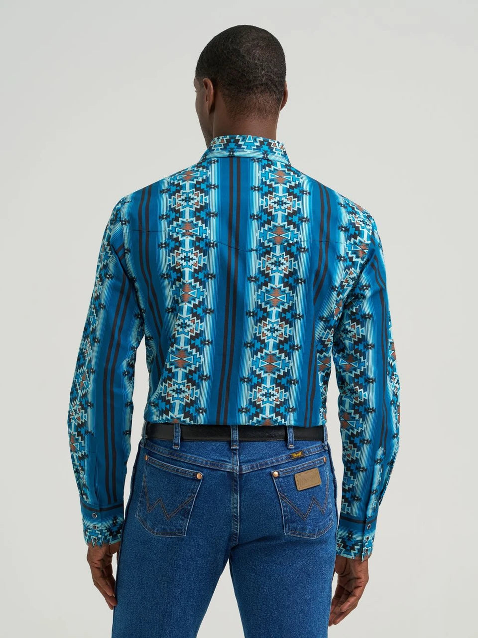 Wrangler 112385792 - Men`s Checotah Western Snap