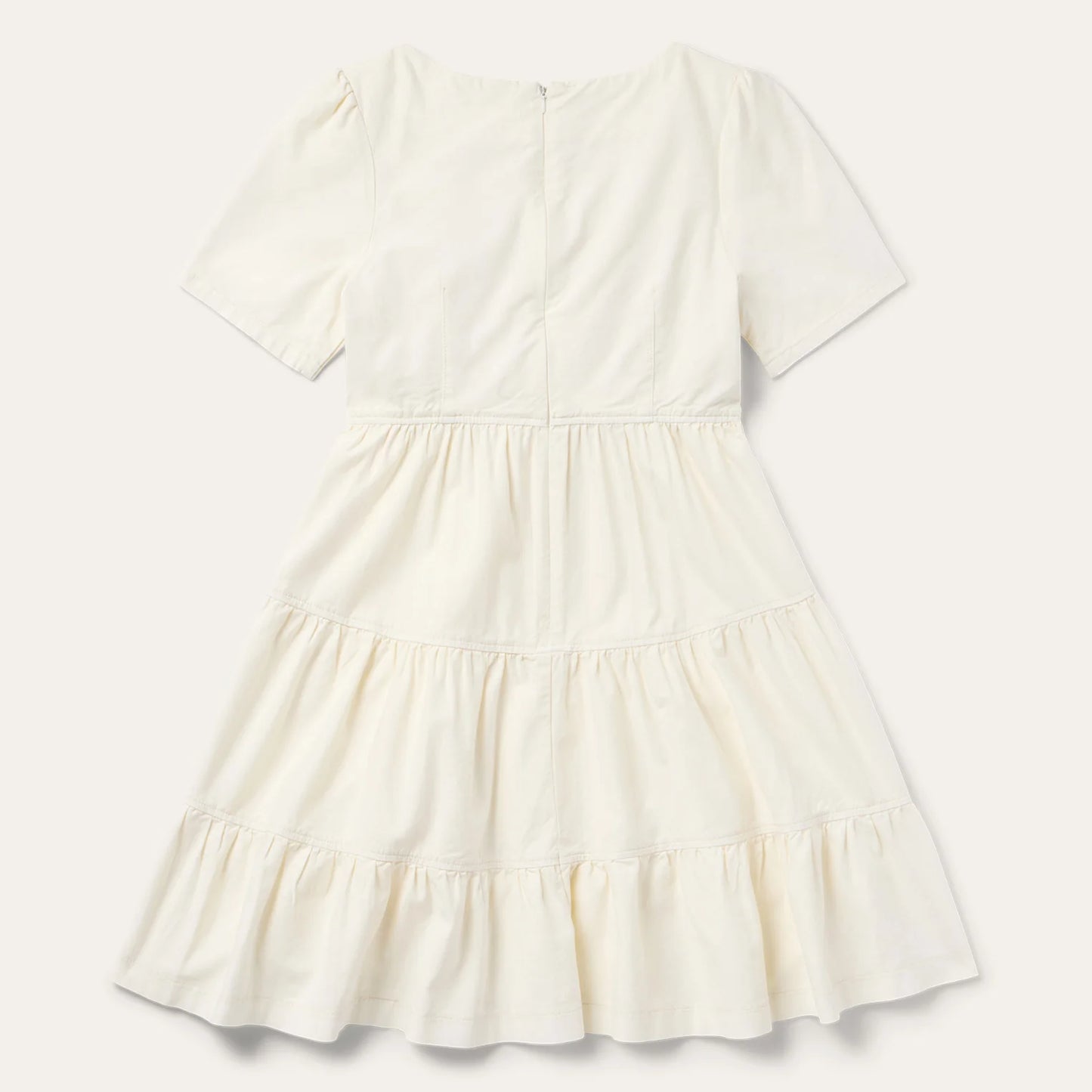 Stetson 2076 - Women`s Cream Tiered Dress