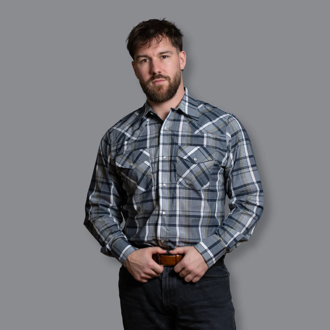 MWG I30D02T-56 - Men`s Western Snap