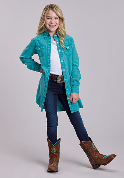 Roper 6156 - Girl's Long Sleeve Dress