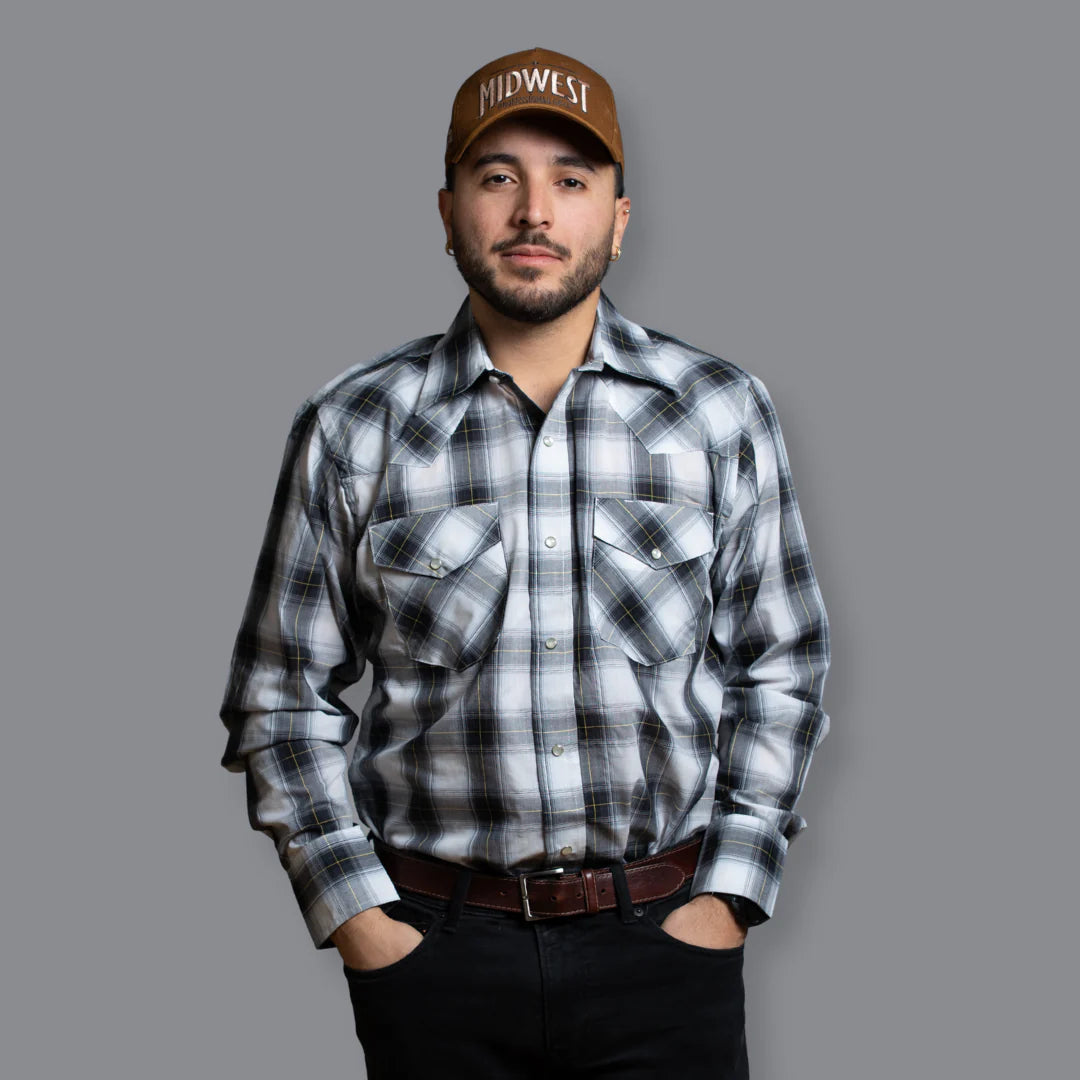 MWG I30D02R-62 - Men`s Western Snap