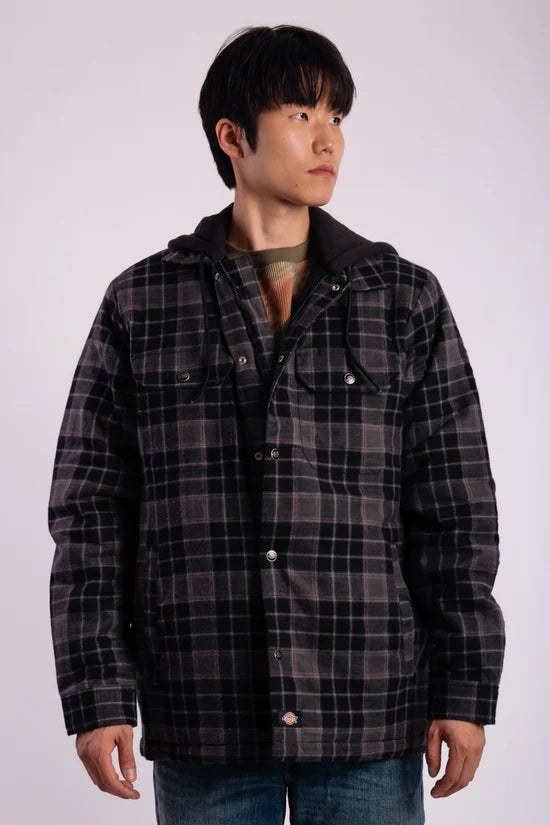 Dickies A8CTQ-BLK - Men`s Insulated Flannel Jacket