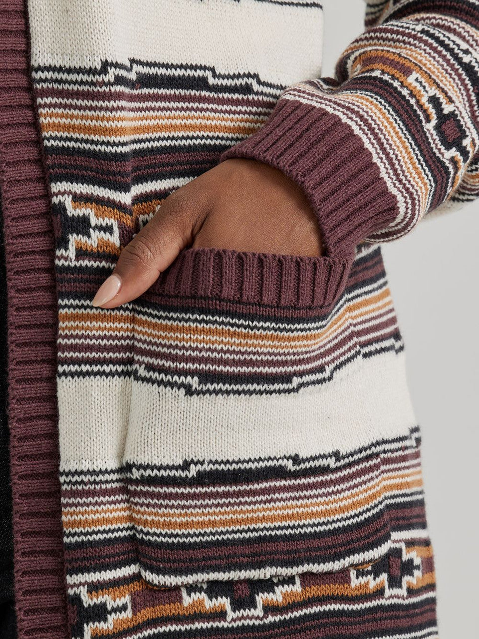 WRANGLER DUSTER SERAPE FUDGE