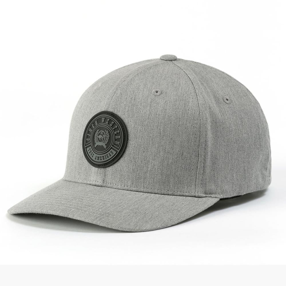 Cinch Men's Grey True American FlexFit Baseball Cap