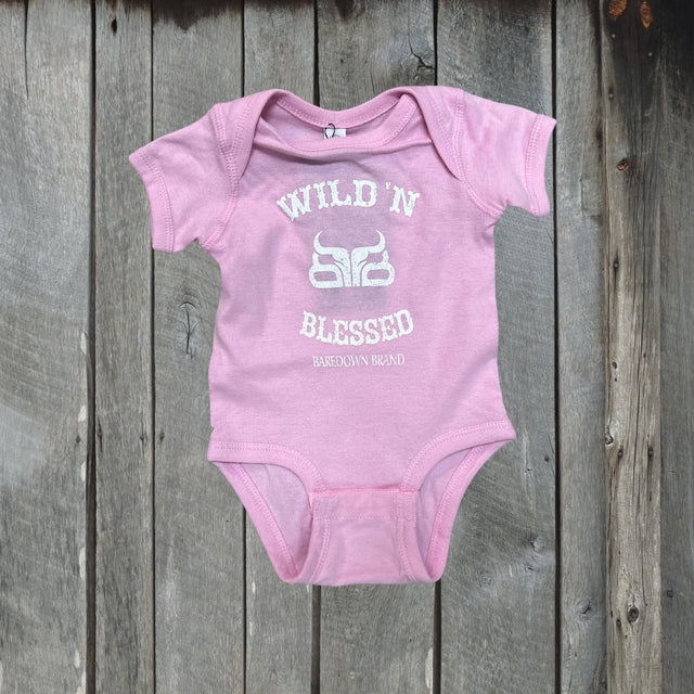 Infant Pink Wild N Blessed Bodysuit