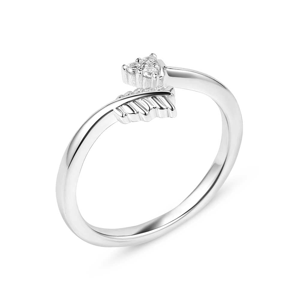 Decisive Arrow Crystal Wrap Ring RG5811