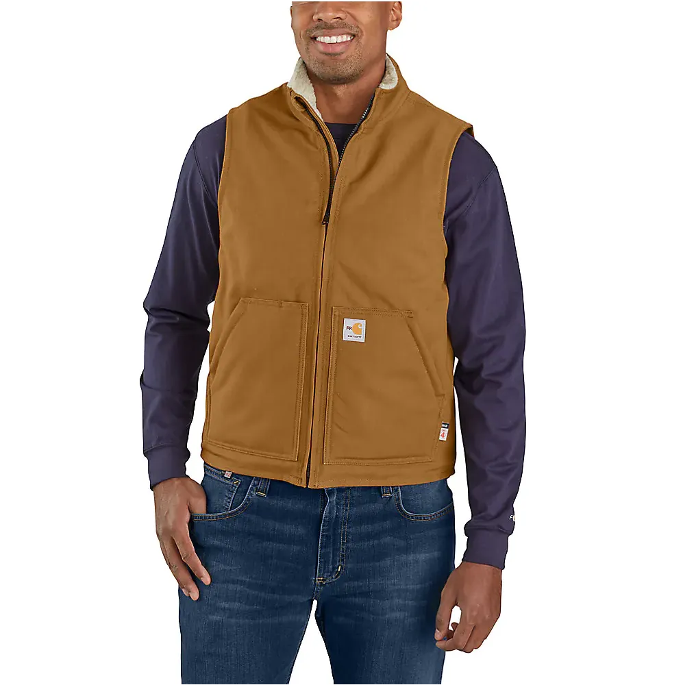 Carhartt FRV036 - Flame-Resistant Duck Vest - Quilt Lined