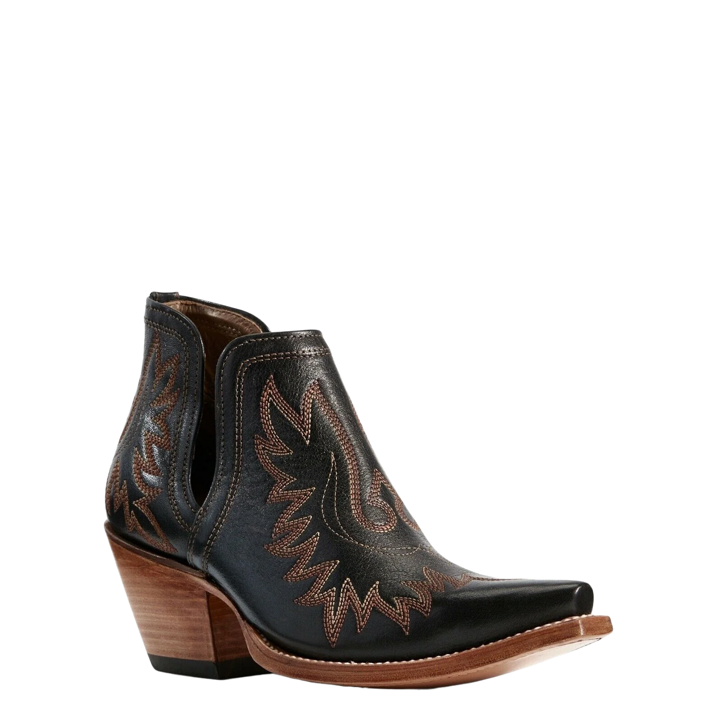 10029653 Ariat Women's Dixon Short Western Boot Brooklyn Black