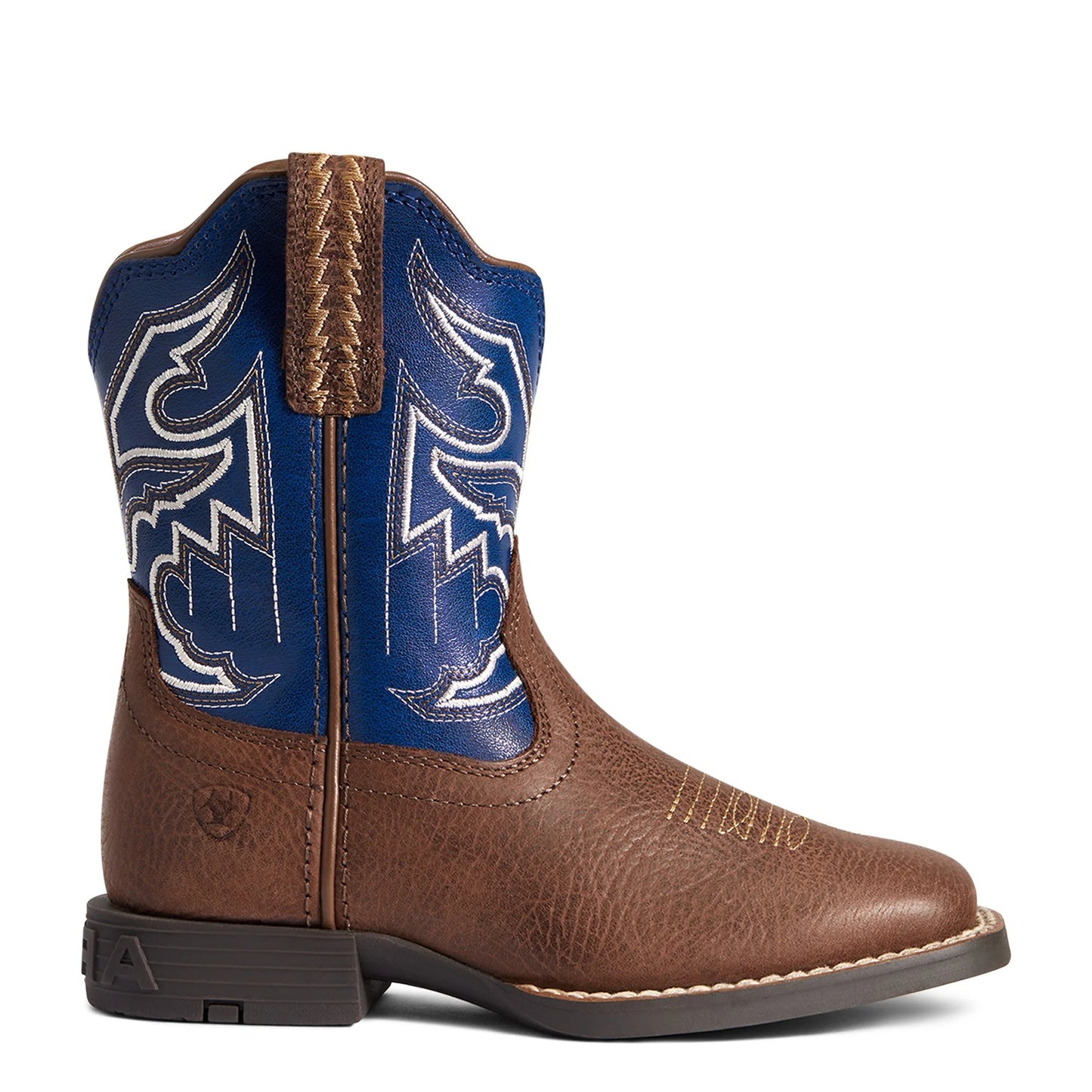 Ariat Toddlers Sorting Pen Chocolate and Navy Boots 10038334