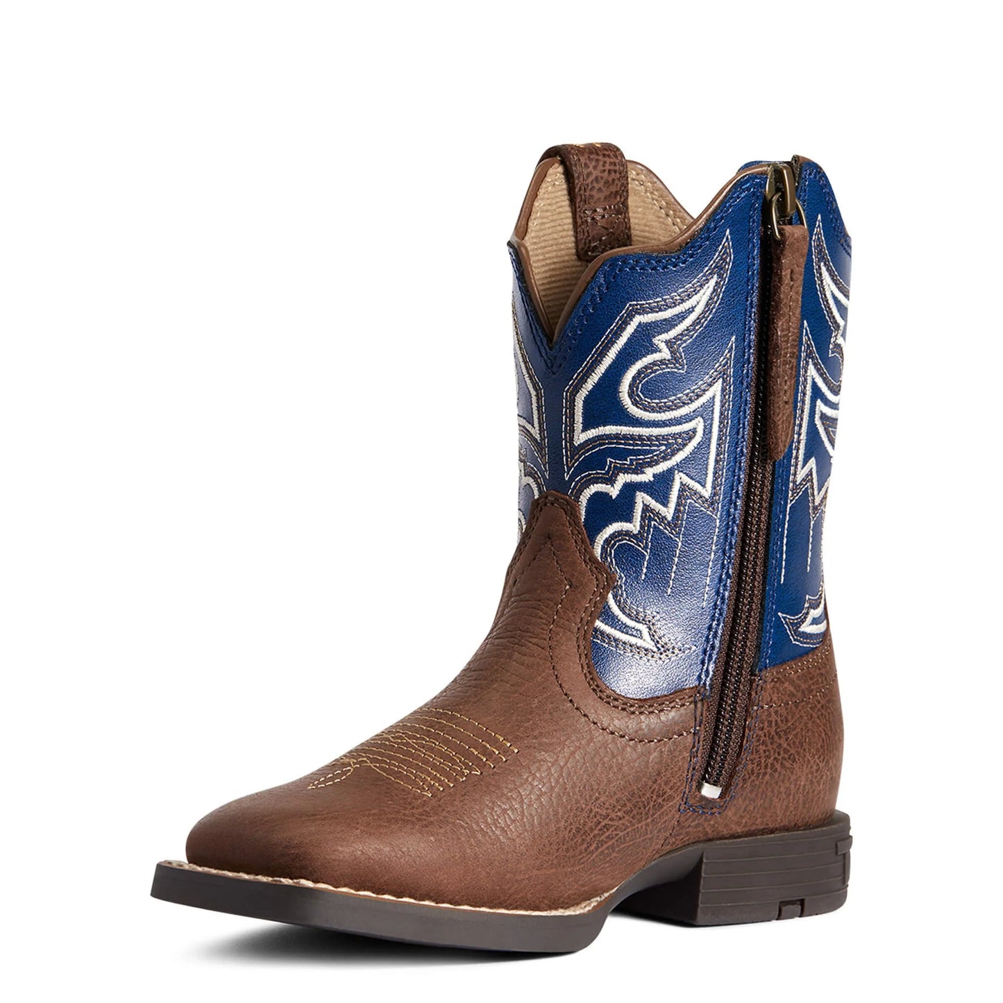 Ariat Toddlers Sorting Pen Chocolate and Navy Boots 10038334