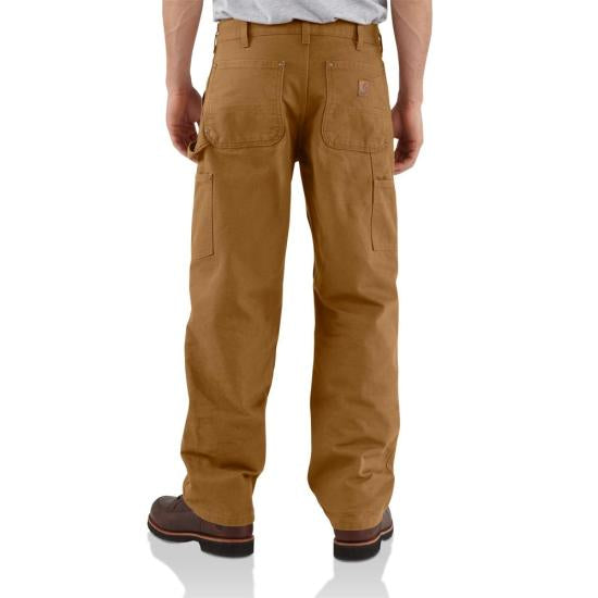 STYLE #B136 MEN'S UTILITY DOUBLE-KNEE WORK PANT - LOOSE FIT - RUGGED FLEX® - WASHED DUCK