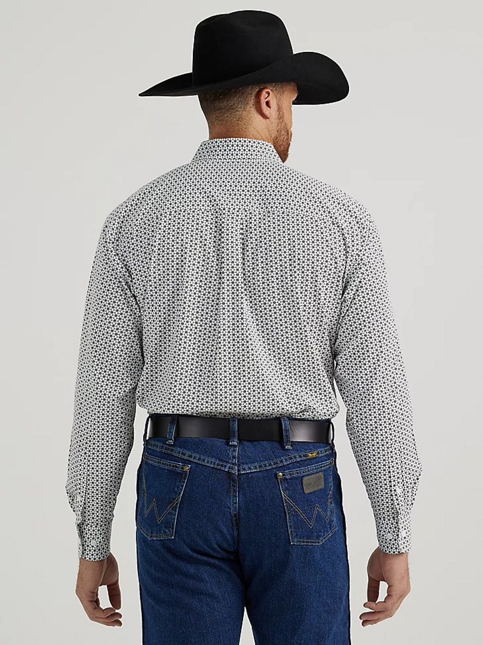 WRANGLER GEORGE STRAIT FLORAL BLACK - MENS SHIRT - 112344891