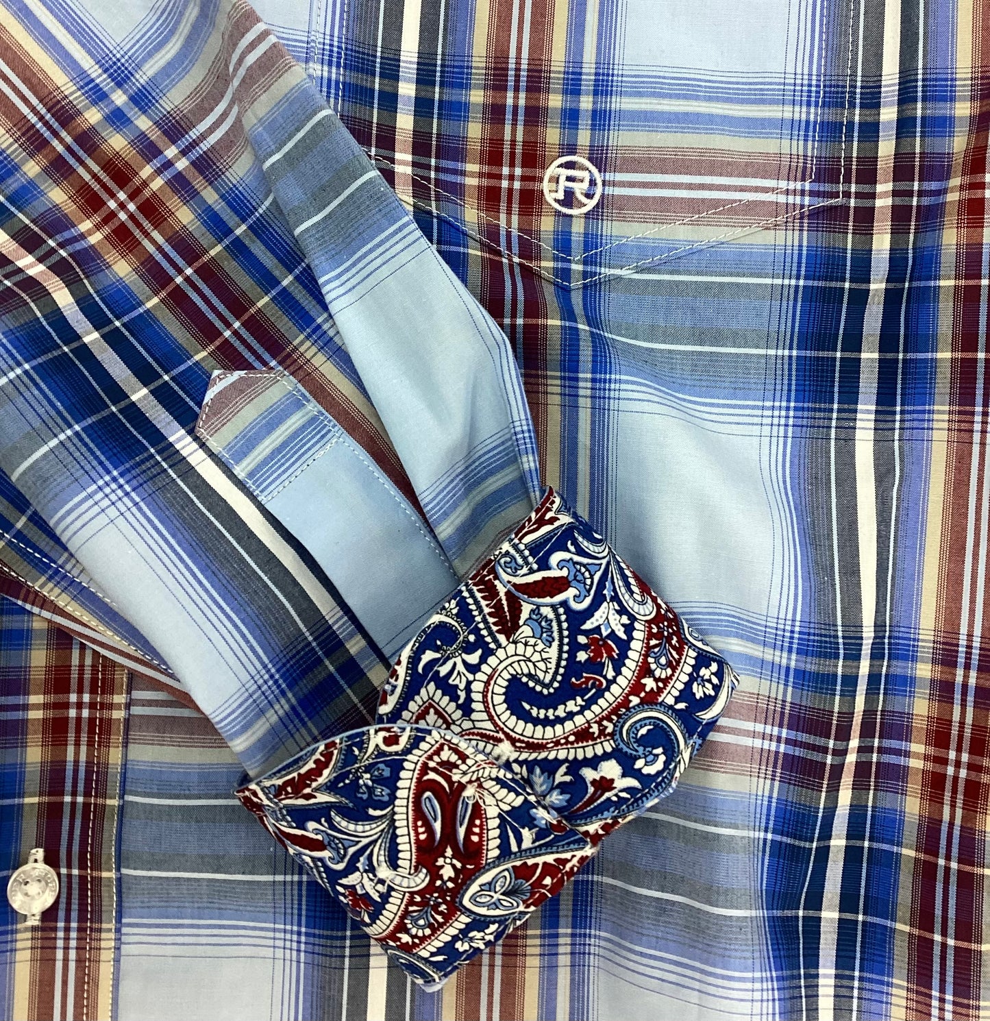 Men’s Roper Long Sleeve Plaid Western Shirt