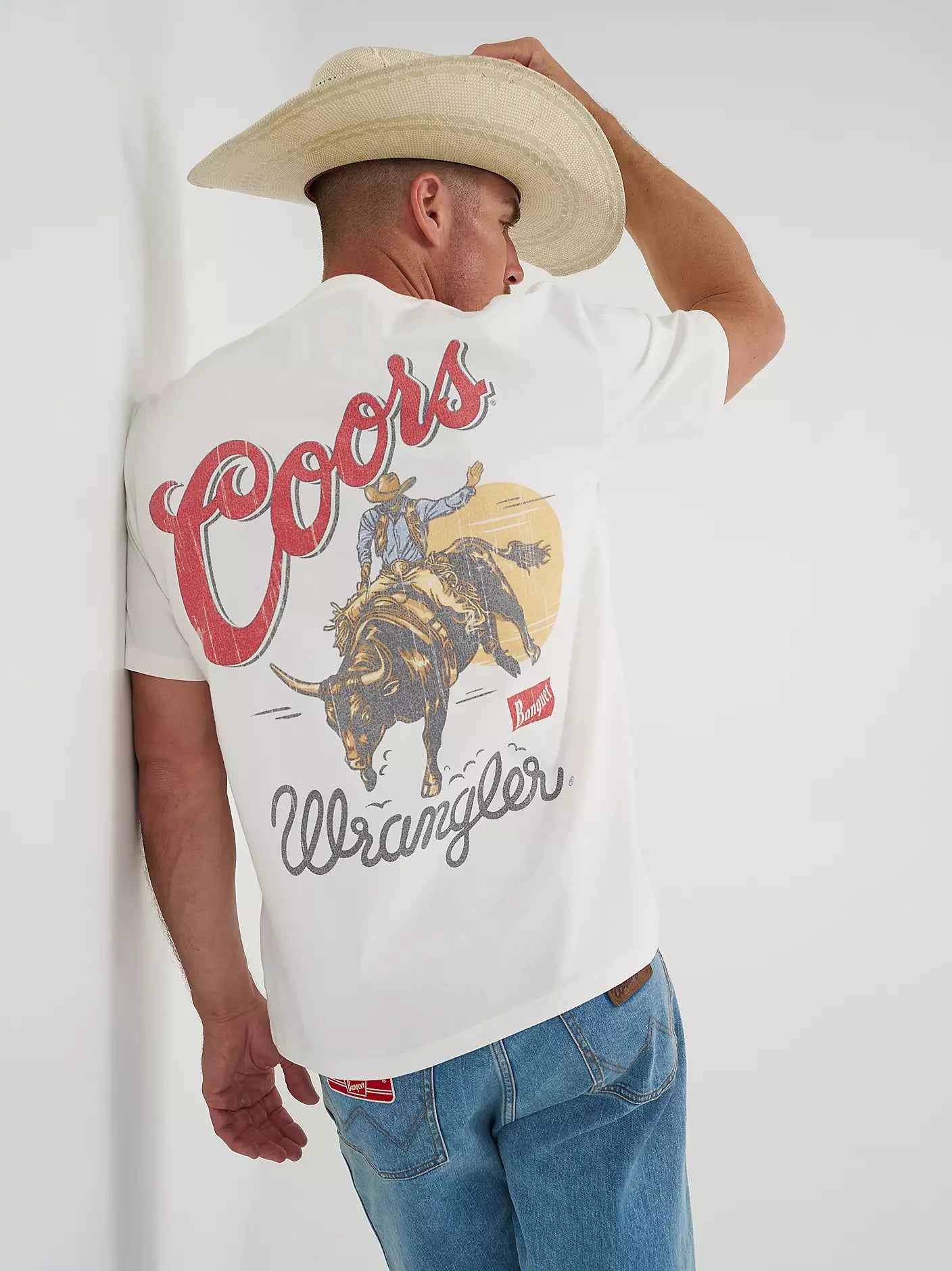 Wrangler X Coors 112385015 - Men`s Faded T-Shirt