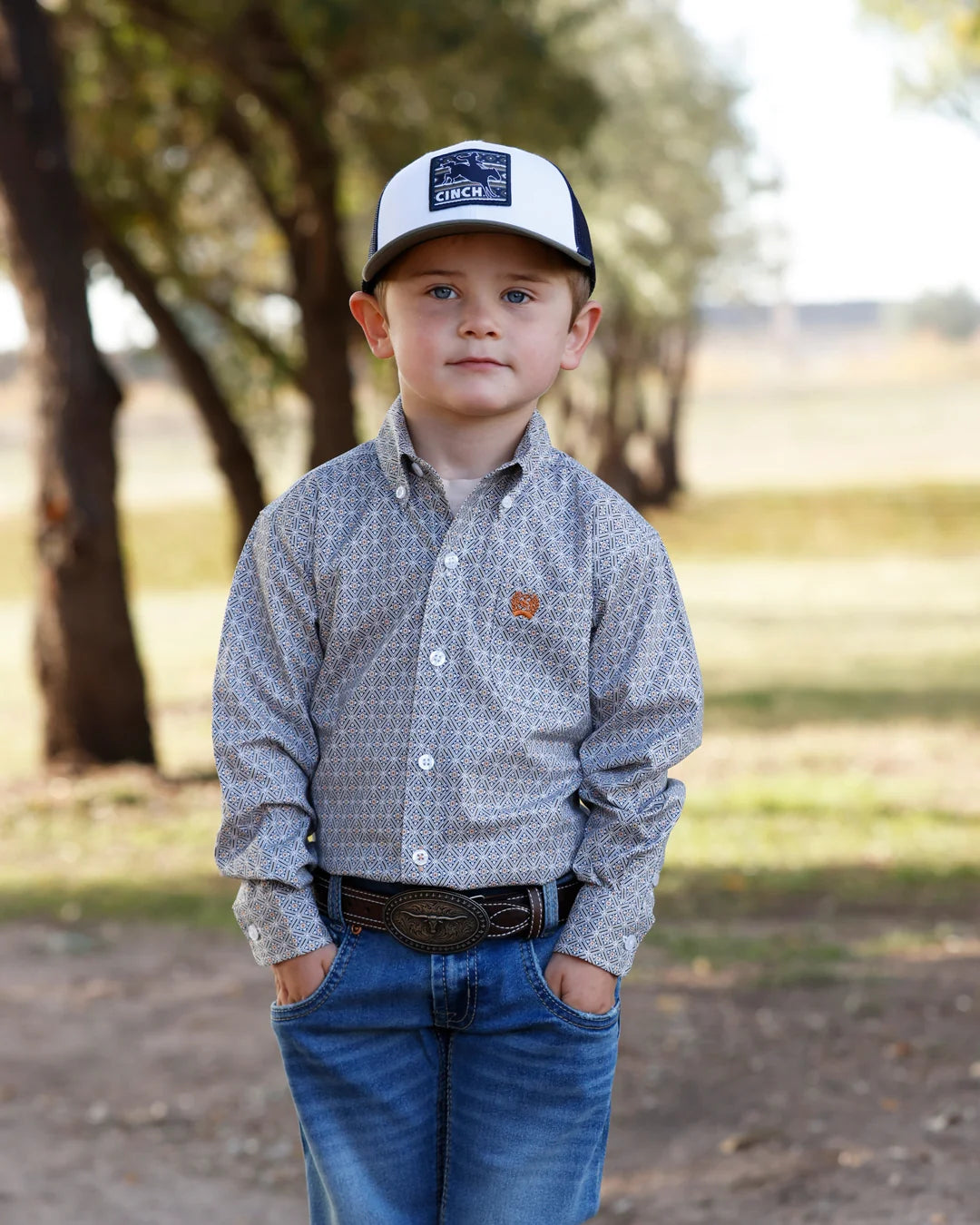 Cinch MTW7060423 - Boy`s Western Button Up