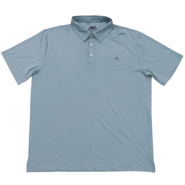 Baredown Mens Steel Blue Polo