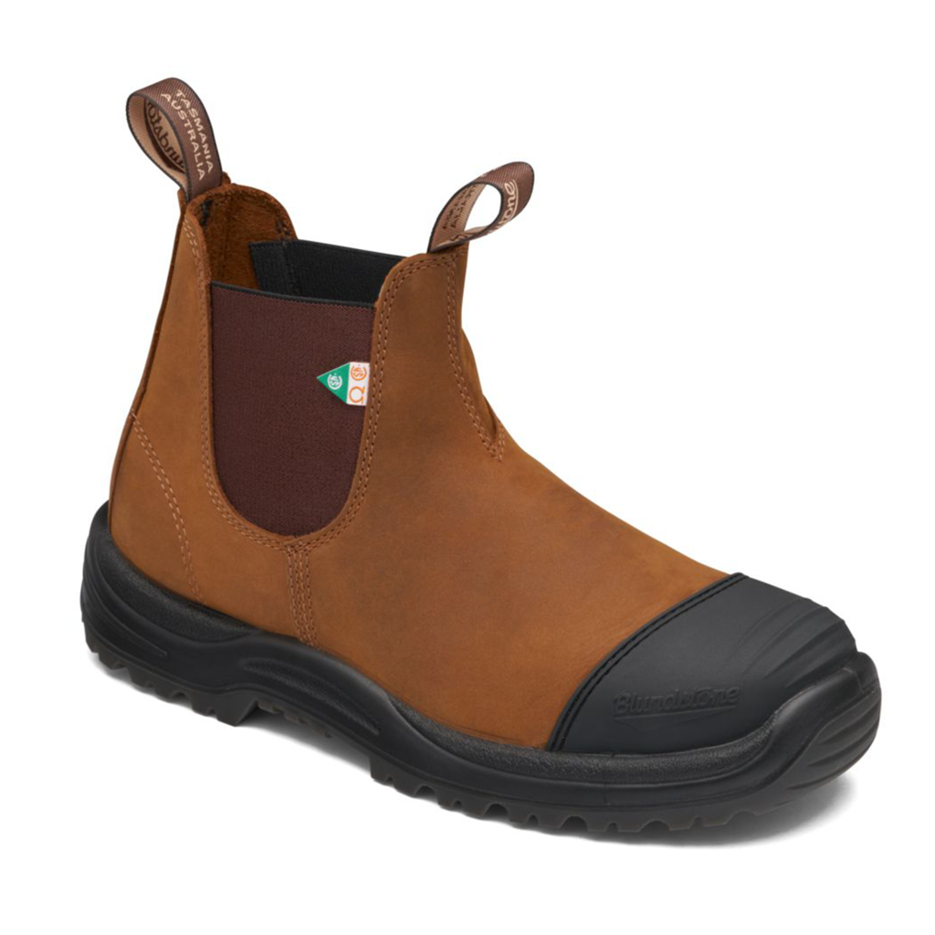 Blundstone 169 Work Safety Boot Rubber Toe Cap Crazy Horse