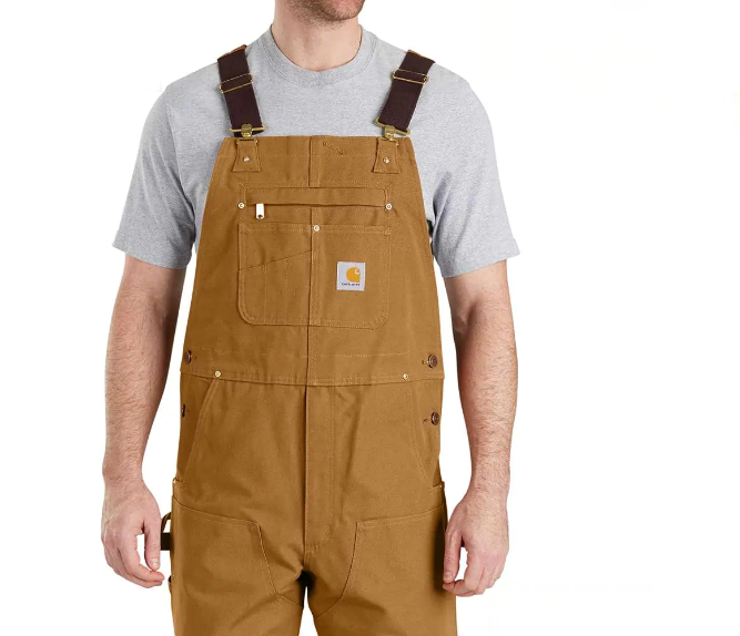 Carhartt duck overall discount