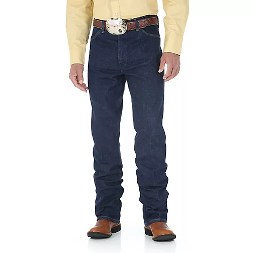 WRANGLER 937STR COWBOY CUT NAVY STRETCH SLIM FIT JEAN