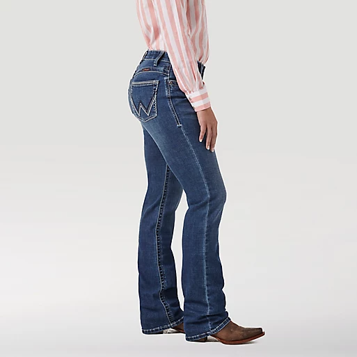 Wrangler® Ladies' Classic Bootcut Jeans in DO Wash