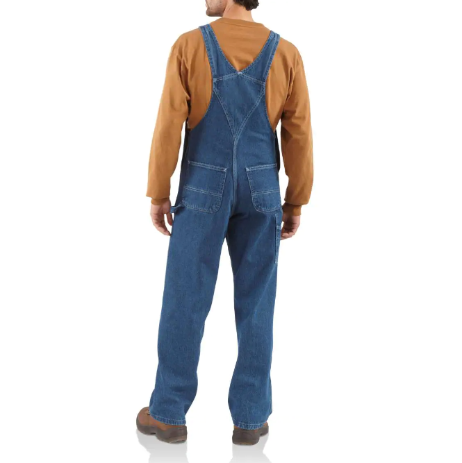 Carhartt denim overalls best sale