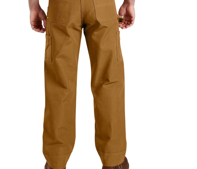 Flannel lined 2025 carhartt bibs