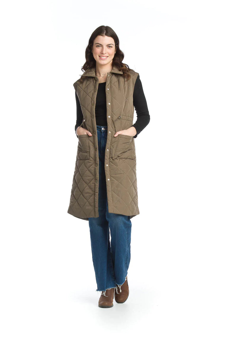 Women's Long Puffer Vest