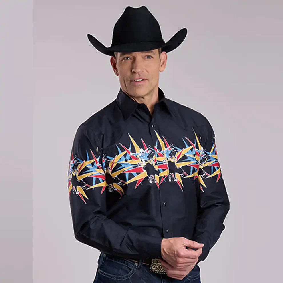 Roper 0221 - Men`s Border Snap Shirt