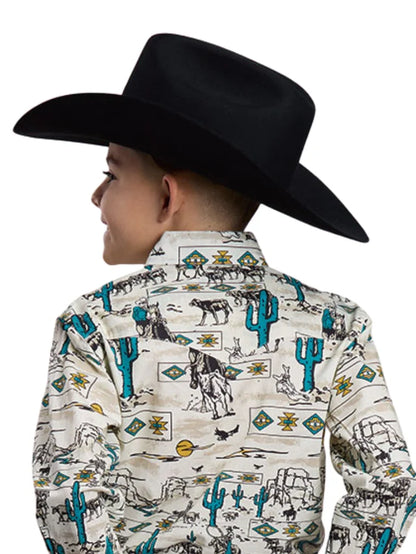 Roper 0663 - Boy`s Western Snap