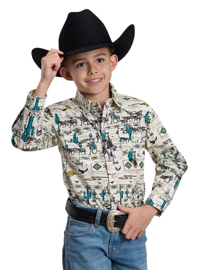 Roper 0663 - Boy`s Western Snap