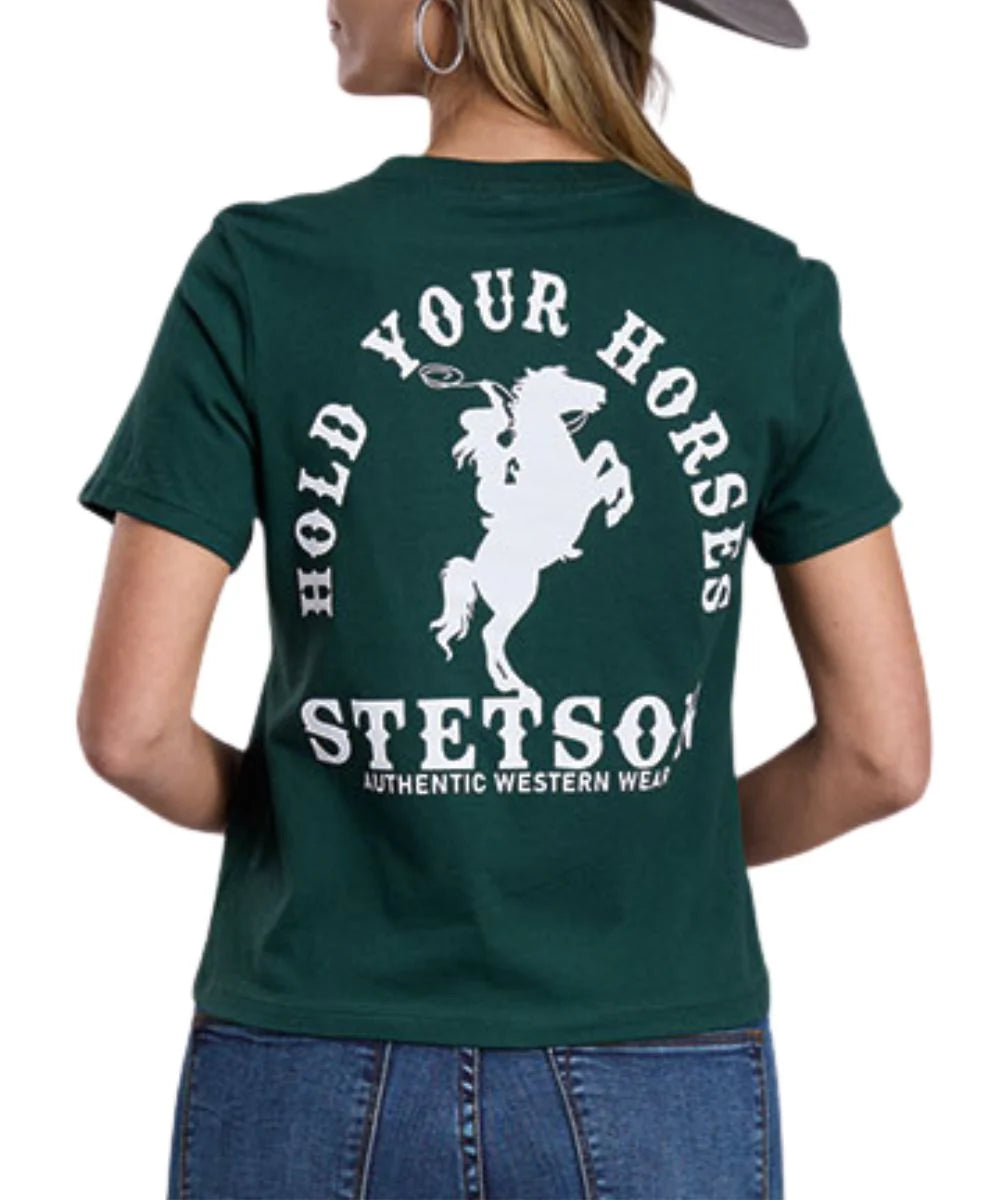 Stetson 0910 - Women`s Hold Your Horses T-Shirt