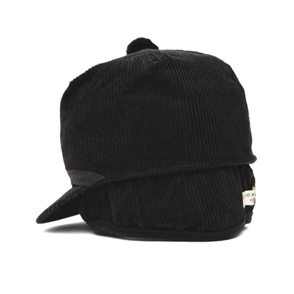 Crown Cap 1-118 BLK - Corduroy Stockman Cap