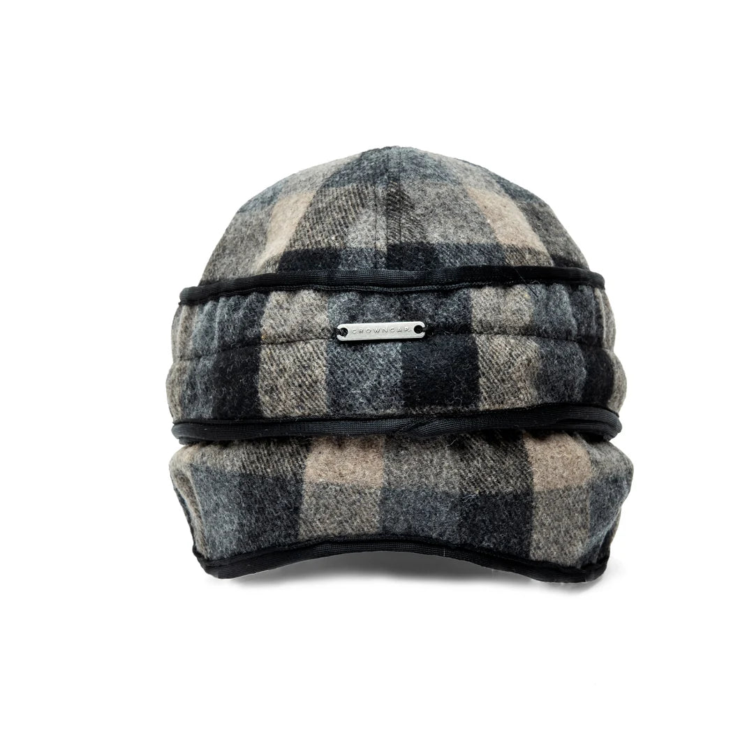 Crown Cap 1-170SP - Plaid Railroad Hat