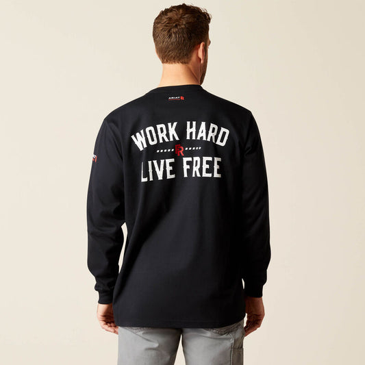 Ariat 10052093 - Men`s FR Work Hard T-Shirt