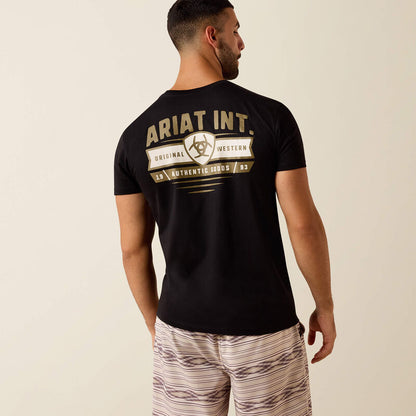 Ariat 10073958 - Men`s Banner Badge T-Shirt