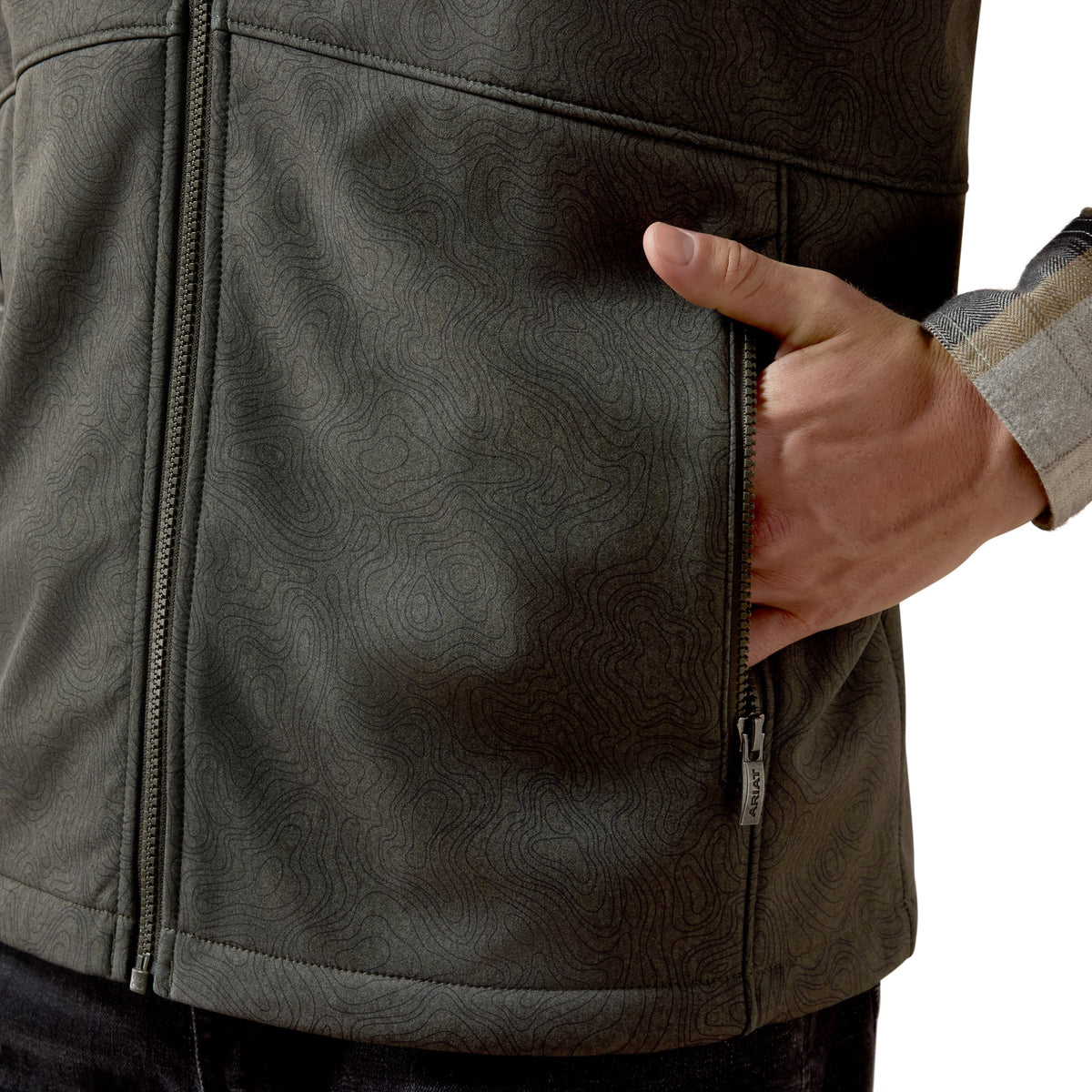 Ariat 10079578 - Men`s Logo Softshell Vest