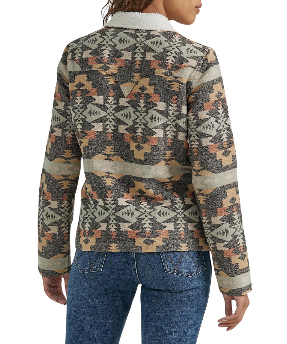 Wrangler Womens Southwestern Barn Jacket