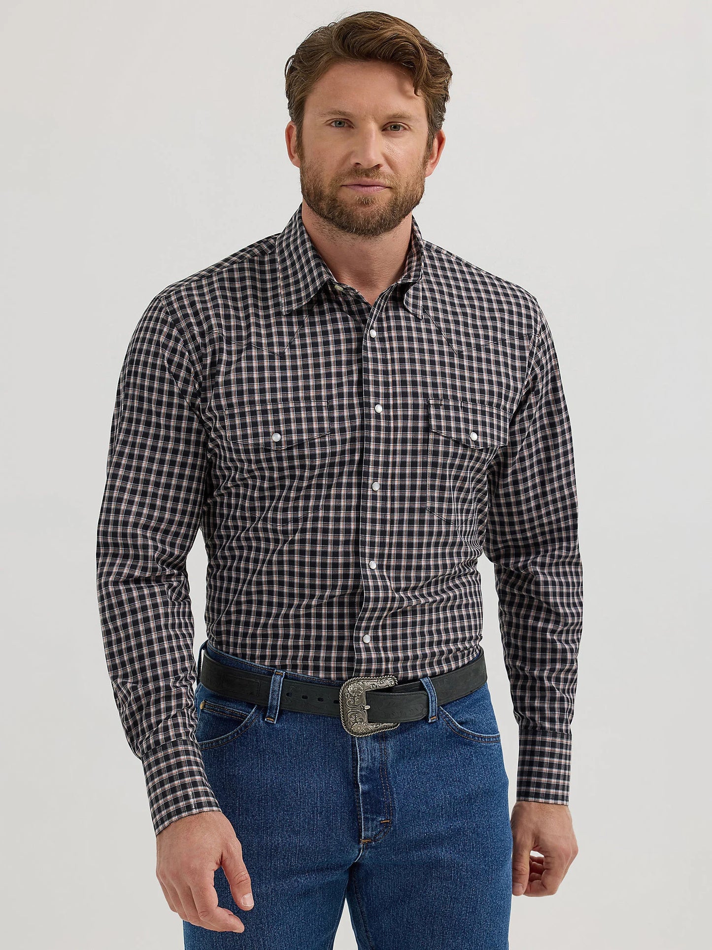 Wrangler 112355370 - Men`s Western Snap