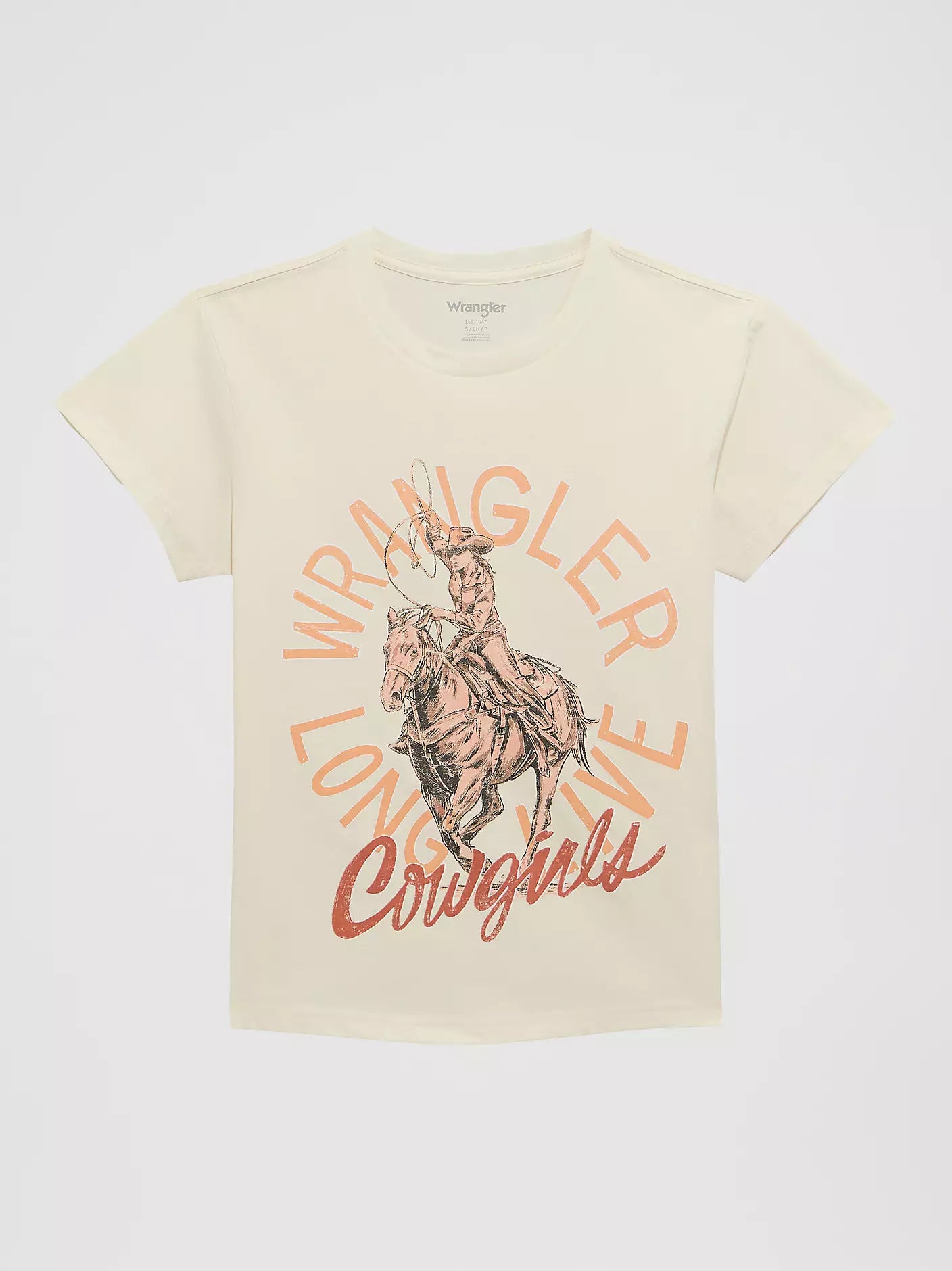 Wrangler 112372986 - Women`s Faded Retro T-Shirt