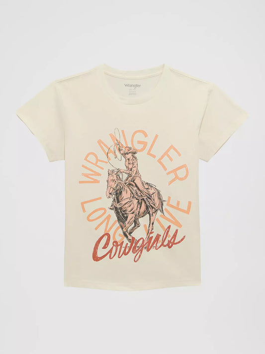 Wrangler 112372986 - Women`s Faded Retro T-Shirt