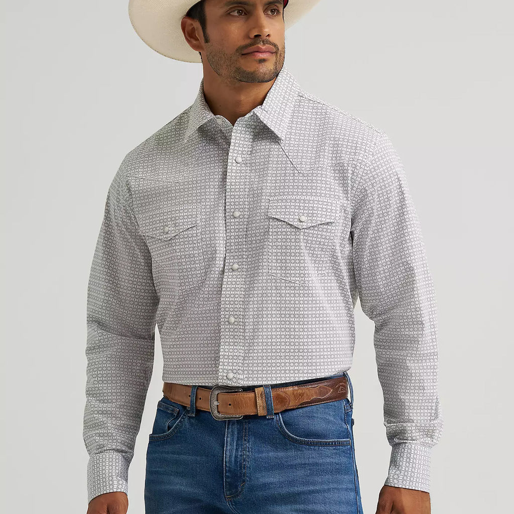 Wrangler 112374296 - Men`s Front Snap Shirt