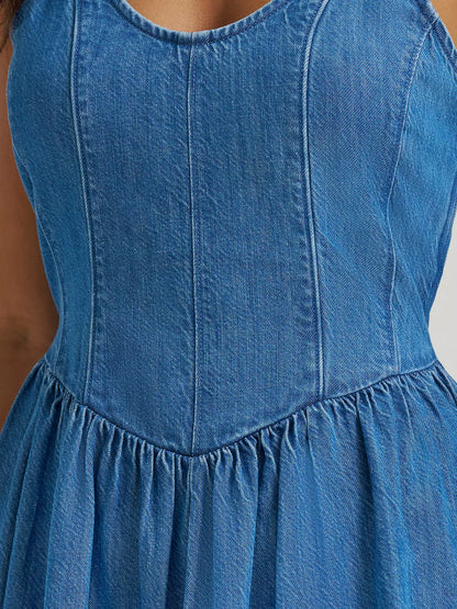 Wrangler 112379498 - Women`s Denim Tank Dress
