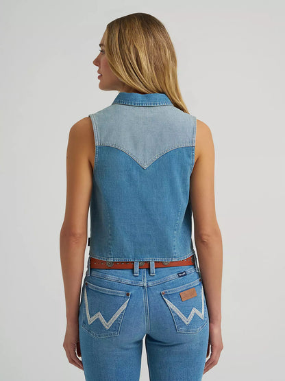 Wrangler 112379512 - Women`s Denim Vest