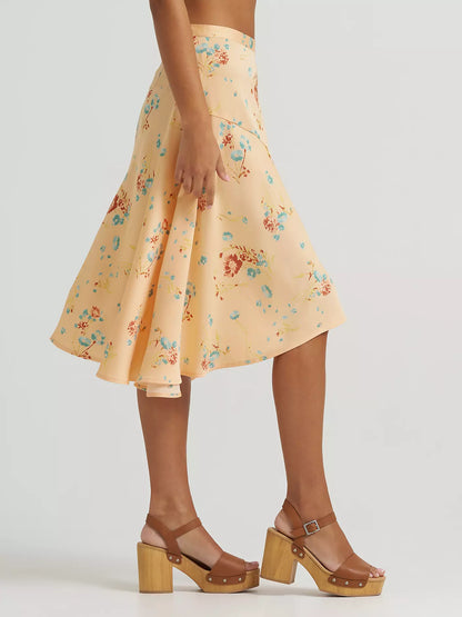 Wrangler 112380069 - Women`s Floral Midi Skirt