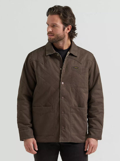 Wrangler 112381923 - Men`s Reversible Quilted Jacket